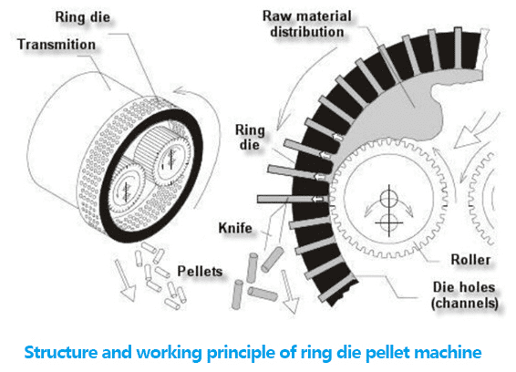 ring die pellet mill structure