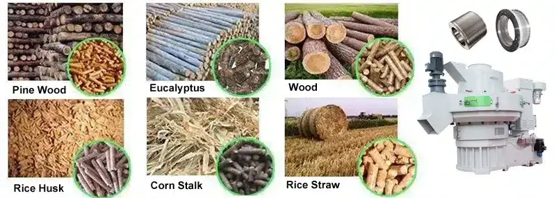 biomass materials for pellets making