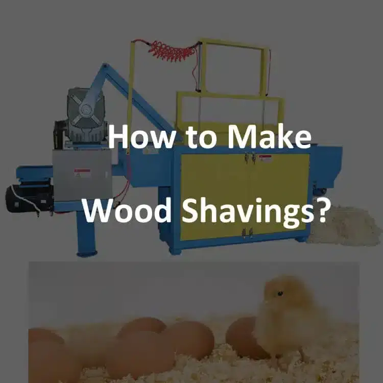 how to make wood shavings