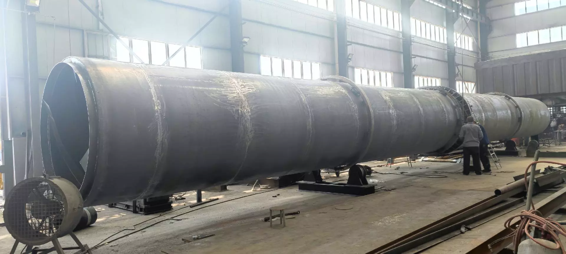 rotary dryer machine manufacturing in our factory