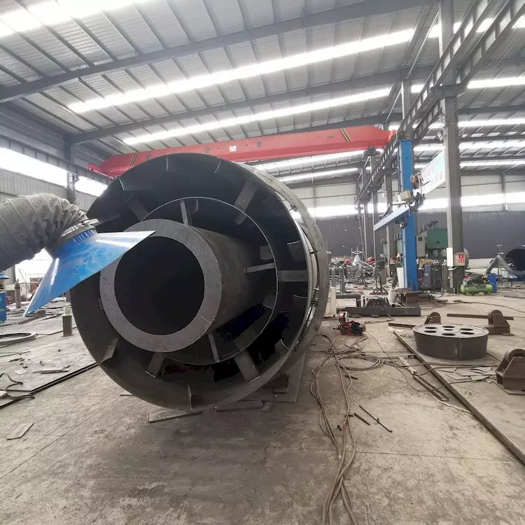 triple pass rotary dryer machine manufacturing in our factory
