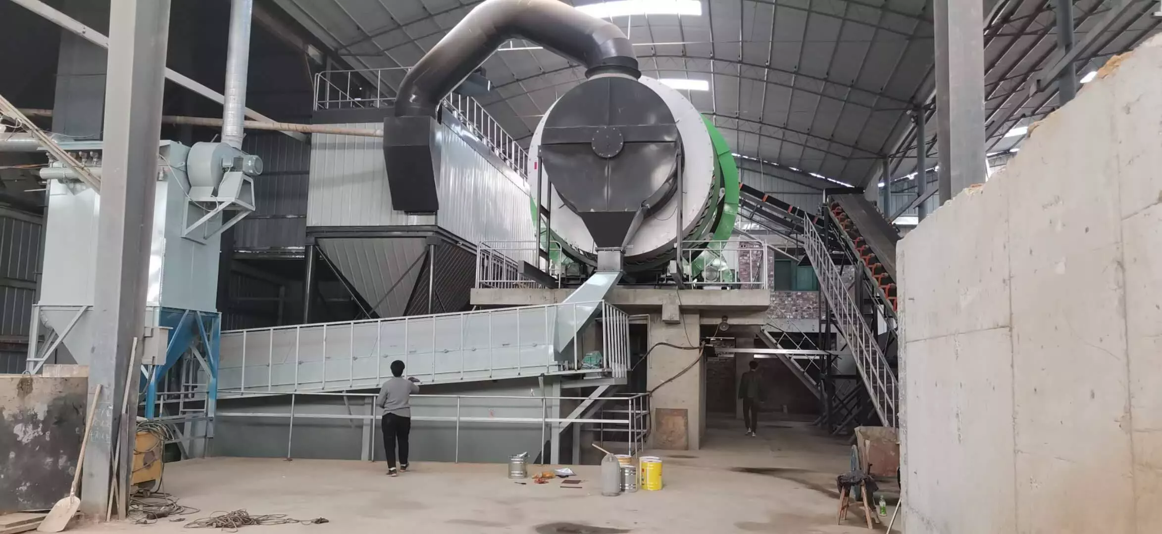 20tph rotary dryer machine project for drying sand