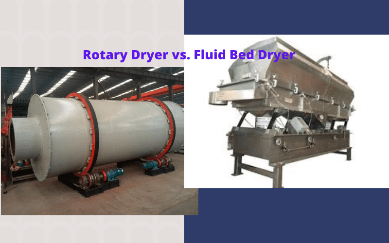 ロータリー乾燥機と流動層乾燥機の比較