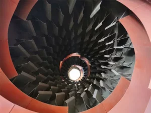 structure intérieure du tambour de séchage rotatif