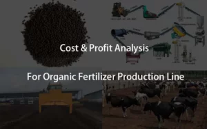 analyse des coûts et des bénéfices de la ligne de production d'engrais organiques