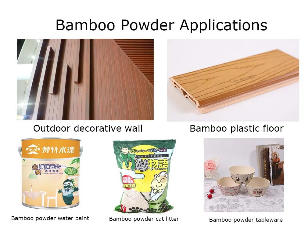 аплікації з бамбукової пудри