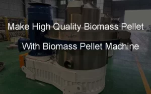 make high quality biomass pellet with biomass pellet machine