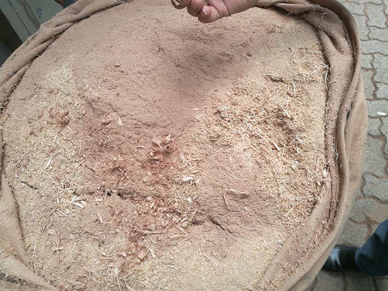 biomass pellets raw material particle size