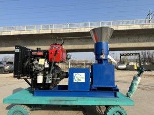 feed pellet machine with diesel engine 5