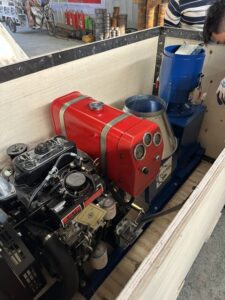 feed pellet machine with diesel engine 6