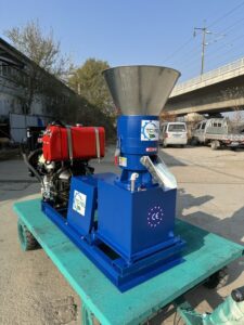 feed pellet machine with diesel engine 7