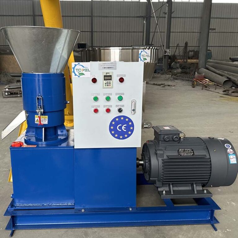 inclined roller feed pellet machine for livestock feed