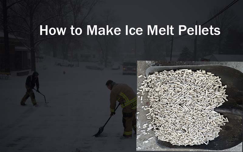 como fazer pellets para derretimento de gelo com nossa máquina de pellets