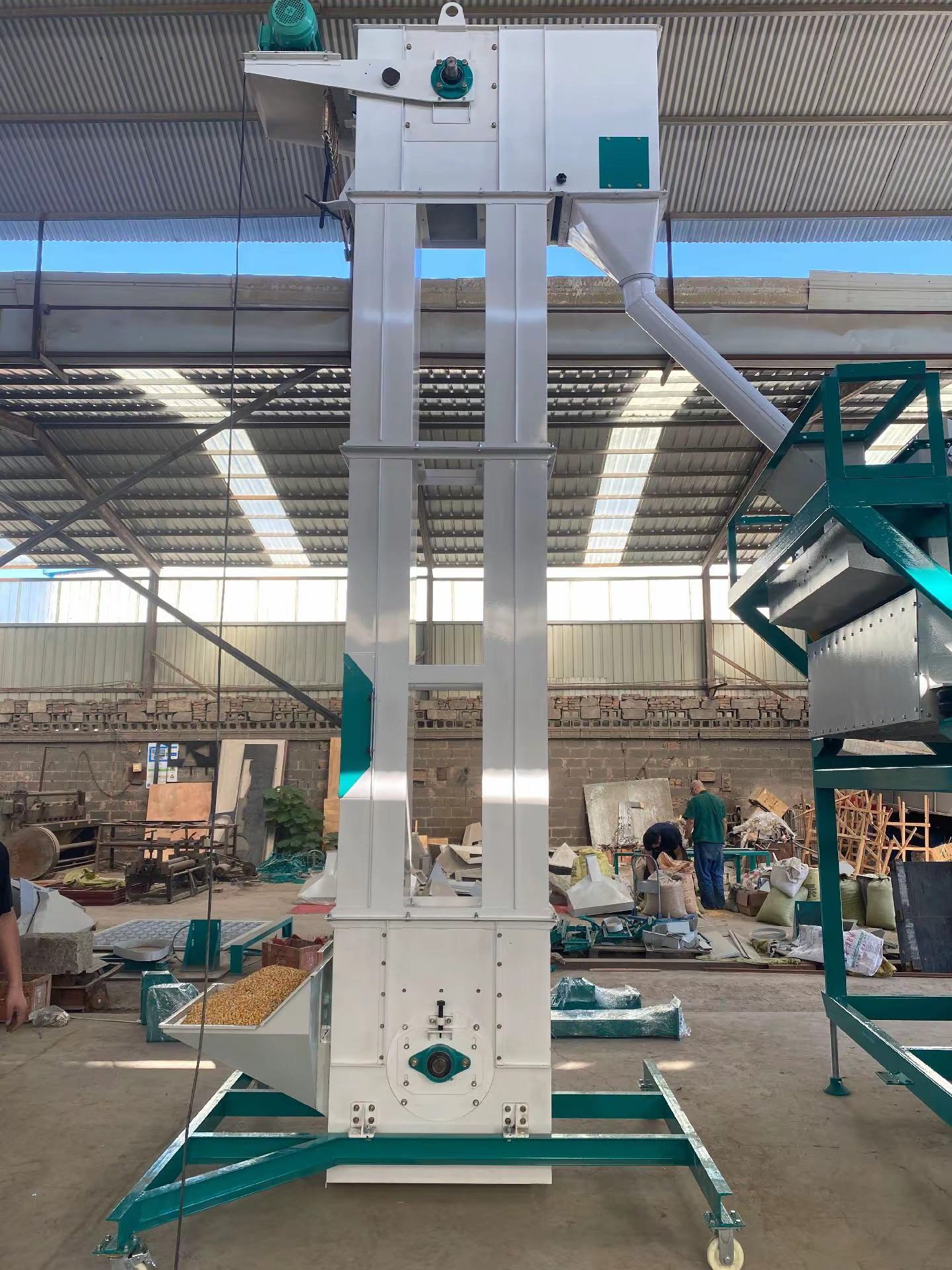 TCPEL custom bucket elevator in factory